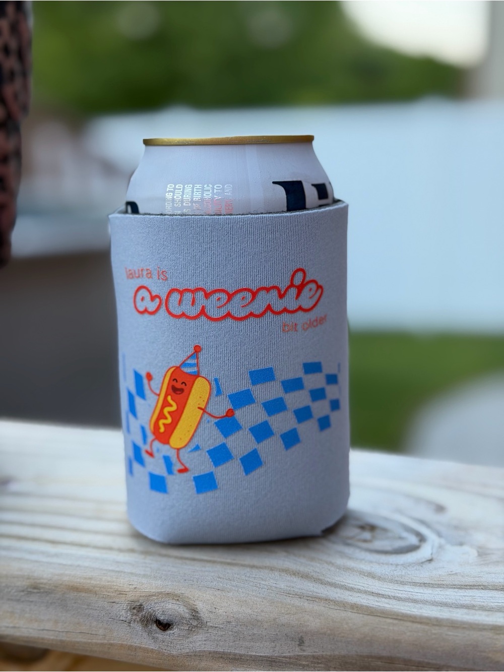 25 Pack 12oz Can Coolers Koozies | 40th Birthday Party Favors | A Weenie Bit Old